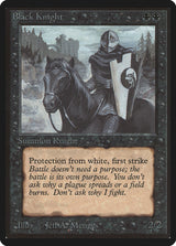 Black Knight [Beta Edition] - Magic: The Gathering