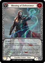 Blessing of Deliverance (Red) [LGS006-P] (Promo)  1st Edition Normal - Flesh And Blood