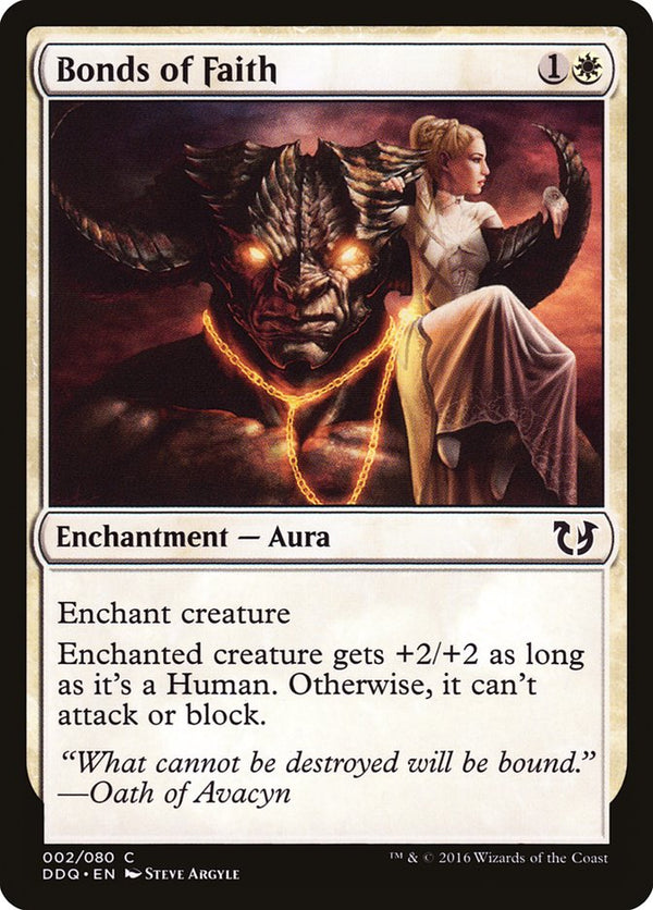 Bonds of Faith [Duel Decks: Blessed vs. Cursed] - Magic: The Gathering