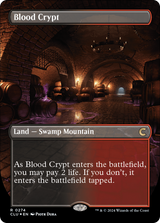 Blood Crypt (Borderless) [Ravnica: Clue Edition] - Magic: The Gathering