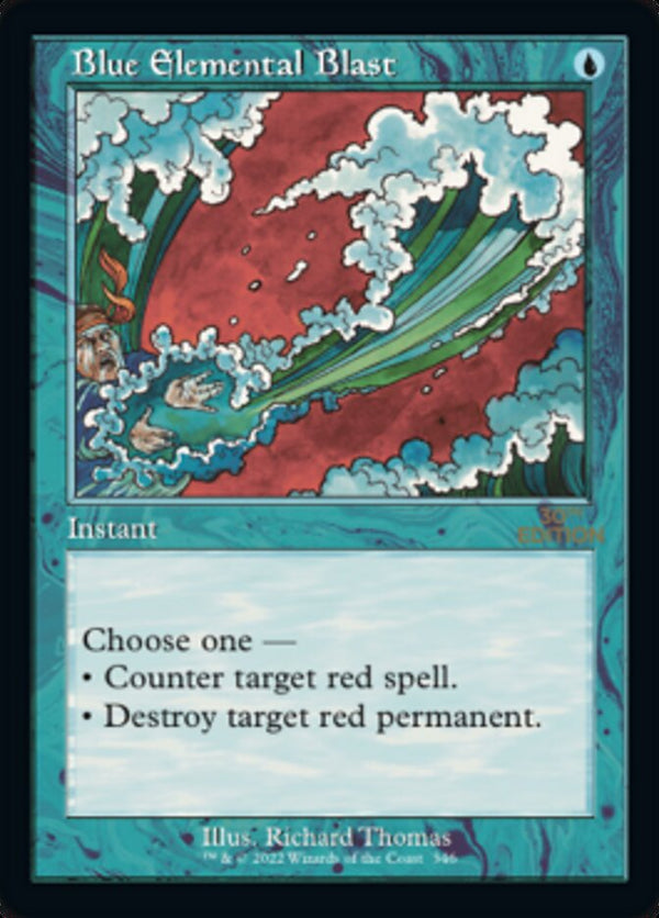 Blue Elemental Blast (Retro) [30th Anniversary Edition] - Magic: The Gathering