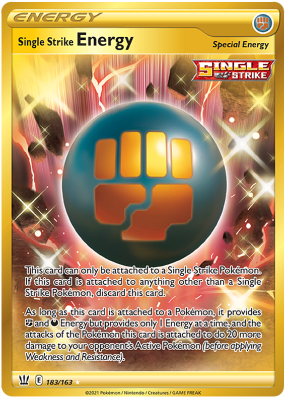 Single Strike Energy (183/163) [Sword & Shield: Battle Styles] - Pokémon