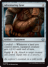 Adventuring Gear [Foundations] - Magic: The Gathering