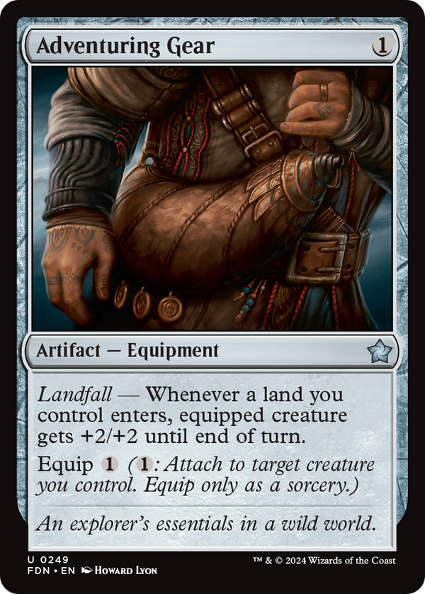 Adventuring Gear [Foundations] - Magic: The Gathering