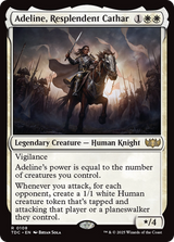Adeline, Resplendent Cathar [Tarkir: Dragonstorm Commander] - Magic: The Gathering