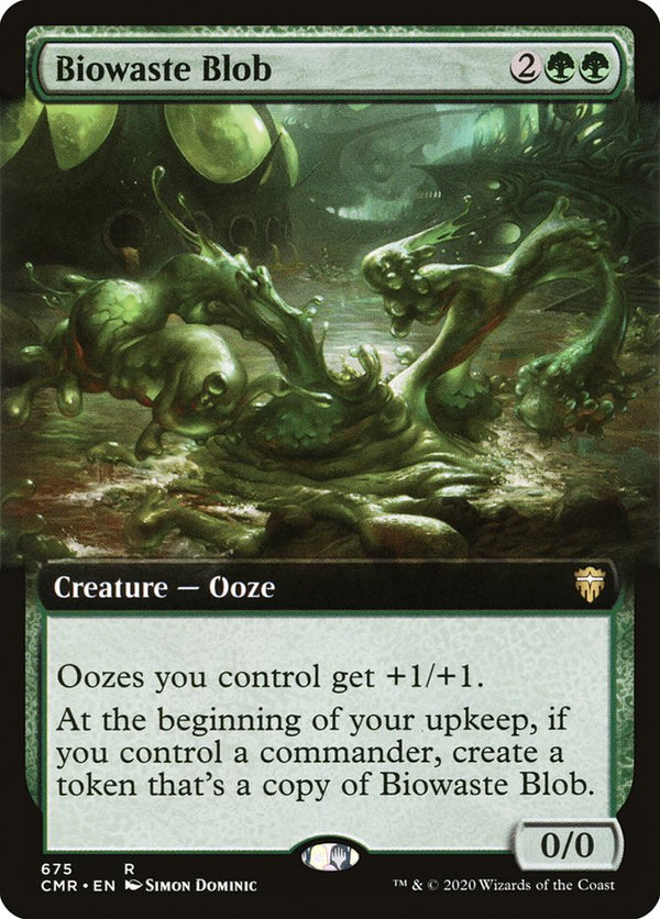 Biowaste Blob (Extended Art) [Commander Legends] - Magic: The Gathering