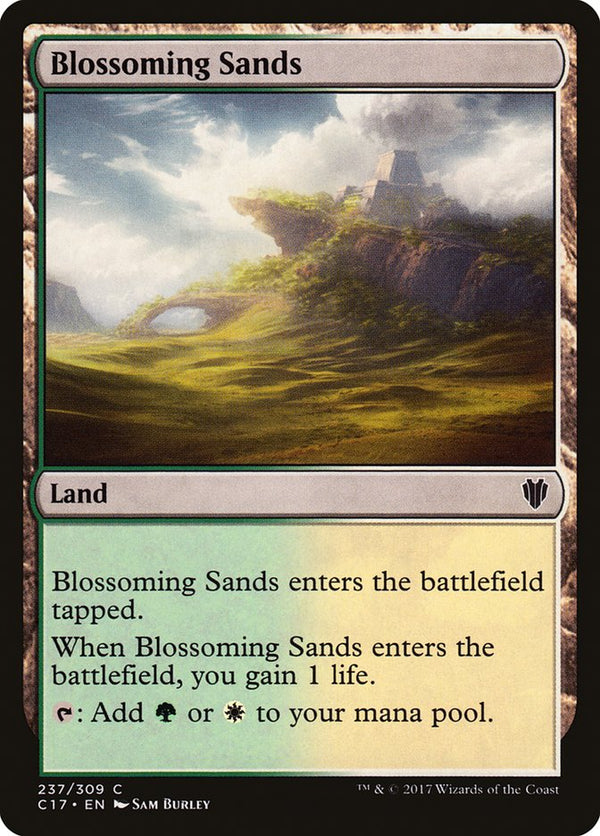 Blossoming Sands [Commander 2017] - Magic: The Gathering