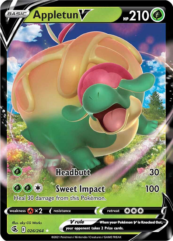Appletun V (026/264) [Sword & Shield: Fusion Strike] - Pokémon