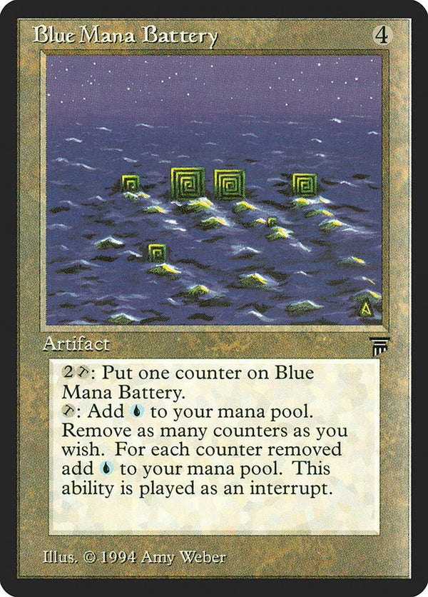 Blue Mana Battery [Legends] - Magic: The Gathering
