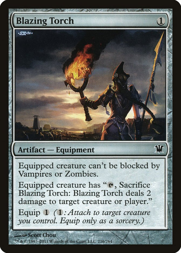 Blazing Torch [Innistrad] - Magic: The Gathering