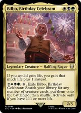 Bilbo, Birthday Celebrant [The Lord of the Rings: Tales of Middle-Earth Commander] - Magic: The Gathering
