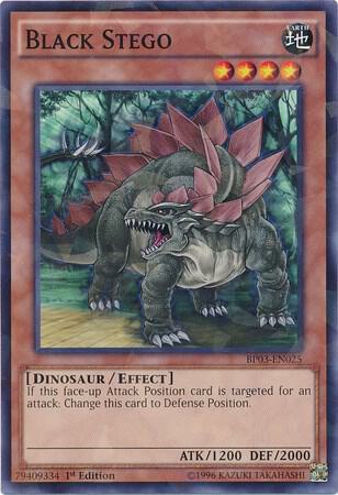 Black Stego (Shatterfoil) (BP03-EN025) [Shatterfoil Rare] - Yu-Gi-Oh!
