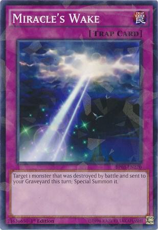 Miracle's Wake (Shatterfoil) (BP03-EN220) [Shatterfoil Rare] - Yu-Gi-Oh!