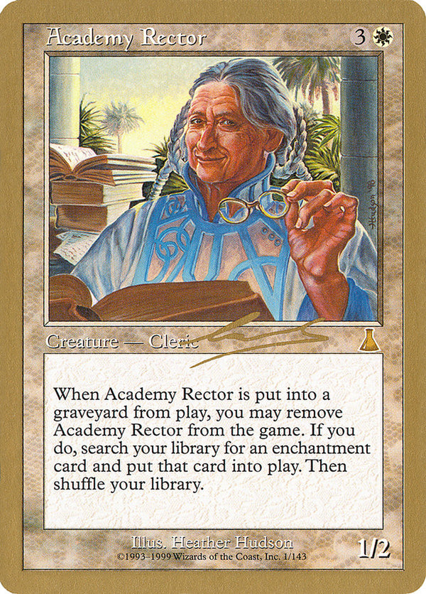 Academy Rector (Nicolas Labarre) [World Championship Decks 2000] - Magic: The Gathering