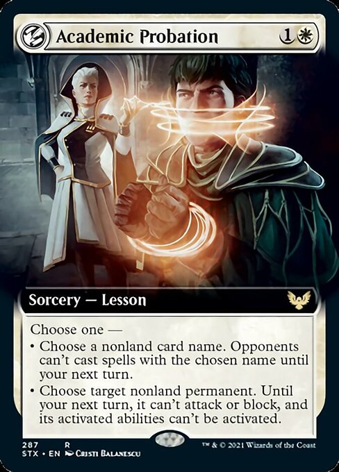 Academic Probation (Extended Art) [Strixhaven: School of Mages] - Magic: The Gathering