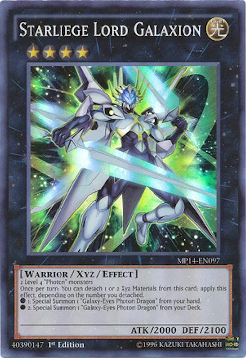 Starliege Lord Galaxion (MP14-EN097) [Super Rare] - Yu-Gi-Oh!