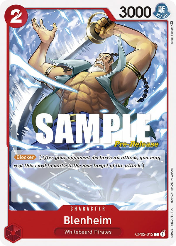 Blenheim [Paramount War Pre-Release Cards] - Bandai