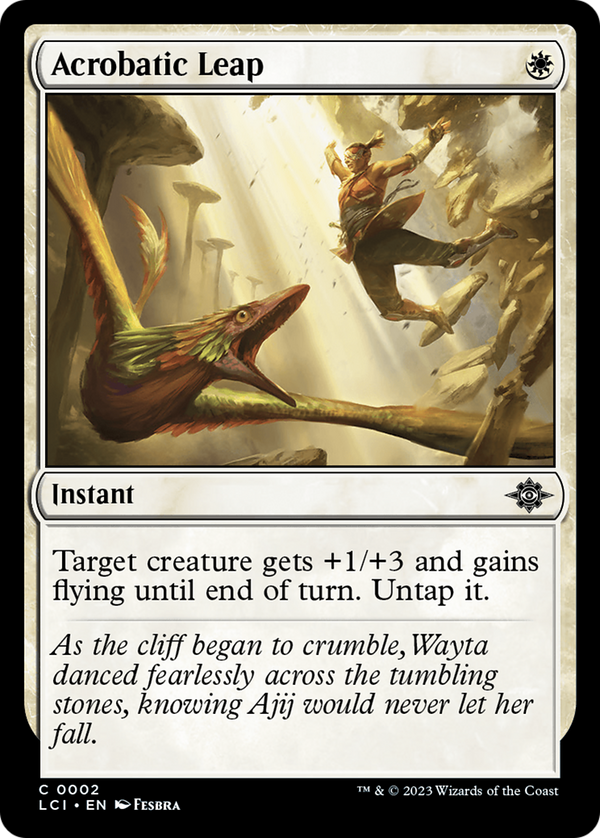Acrobatic Leap [The Lost Caverns of Ixalan] - Magic: The Gathering