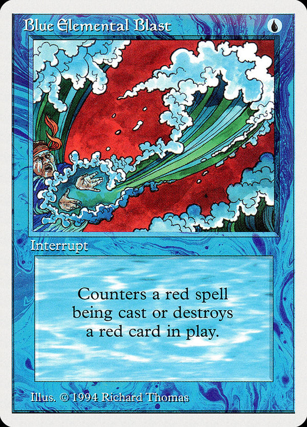 Blue Elemental Blast [Summer Magic / Edgar] - Magic: The Gathering