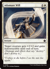 Adamant Will [Foundations] - Magic: The Gathering
