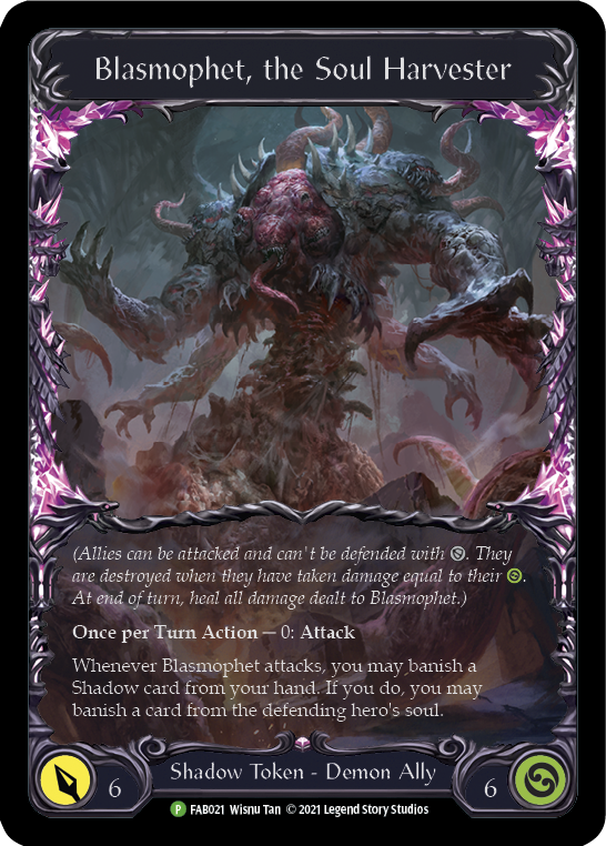 Blasmophet, the Soul Harvester [FAB021] (Promo)  Cold Foil - Flesh And Blood