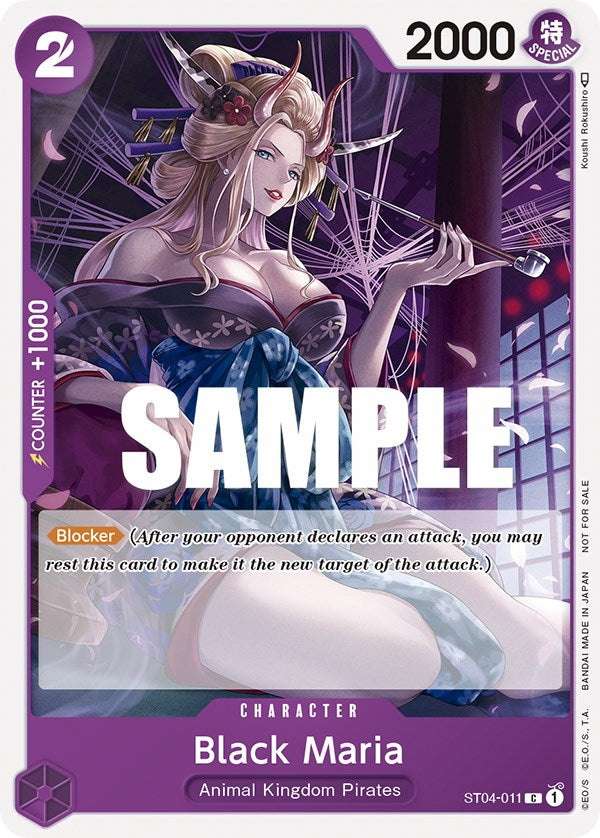 Black Maria (Tournament Pack Vol. 2) [One Piece Promotion Cards] - Bandai