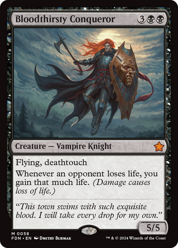 Bloodthirsty Conqueror [Foundations] - Magic: The Gathering