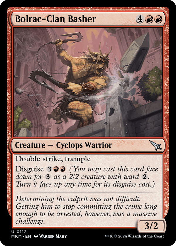 Bolrac-Clan Basher [Murders at Karlov Manor] - Magic: The Gathering