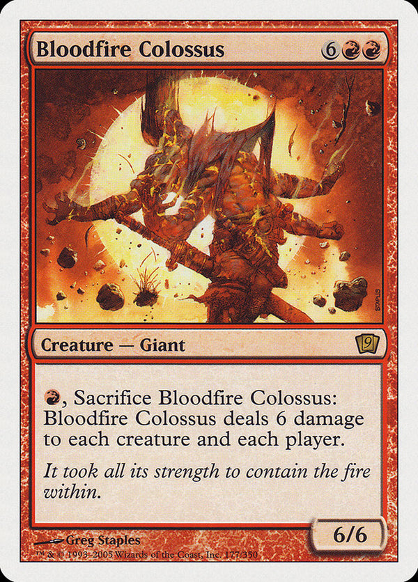Bloodfire Colossus [Ninth Edition] - Magic: The Gathering