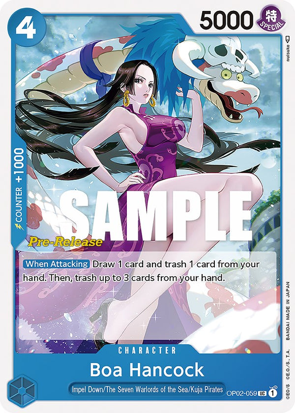 Boa Hancock [Paramount War Pre-Release Cards] - Bandai