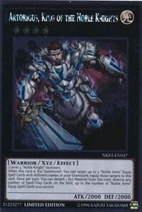 Artorigus, King of the Noble Knights (NKRT-EN037) [Platinum Rare] - Yu-Gi-Oh!
