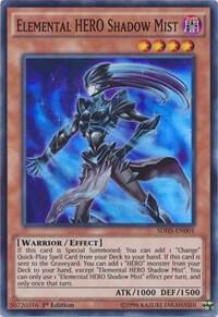 Elemental HERO Shadow Mist (SDHS-EN001) [Super Rare] - Yu-Gi-Oh!