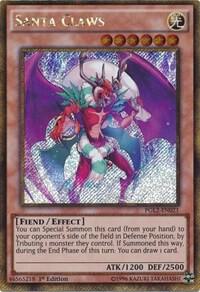 Santa Claws (PGL2-EN021) [Gold Secret Rare] - Yu-Gi-Oh!