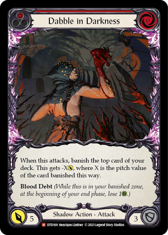 Dabble in Darkness [DTD169] (Dusk Till Dawn)  Rainbow Foil
