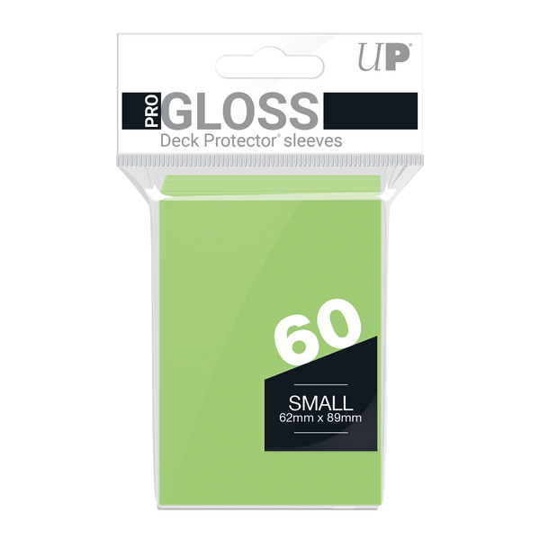 Ultra PRO: Small 60ct Sleeves - PRO-Gloss (Lime Green) - Ultra PRO