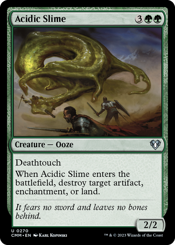 Acidic Slime [Commander Masters] - Magic: The Gathering
