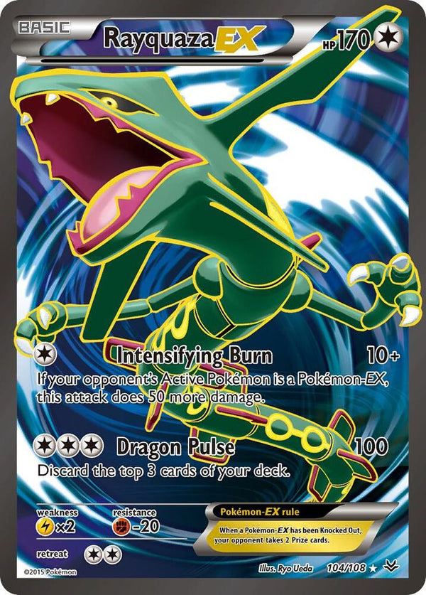 Rayquaza EX (104 Full Art) - Pokémon