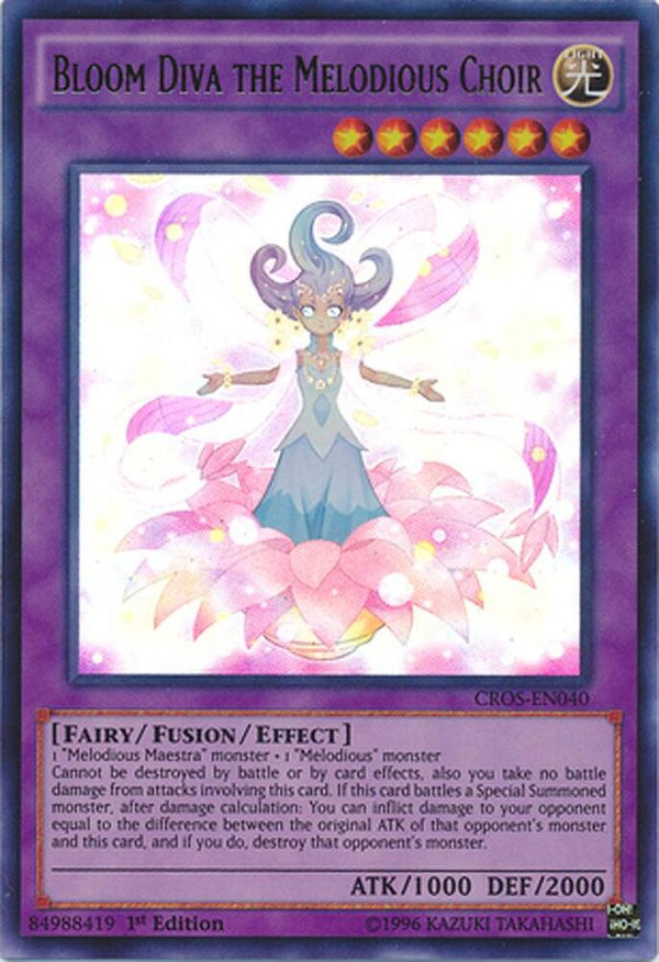 Bloom Diva the Melodious Choir (CROS-EN040) [Ultra Rare] - Yu-Gi-Oh!