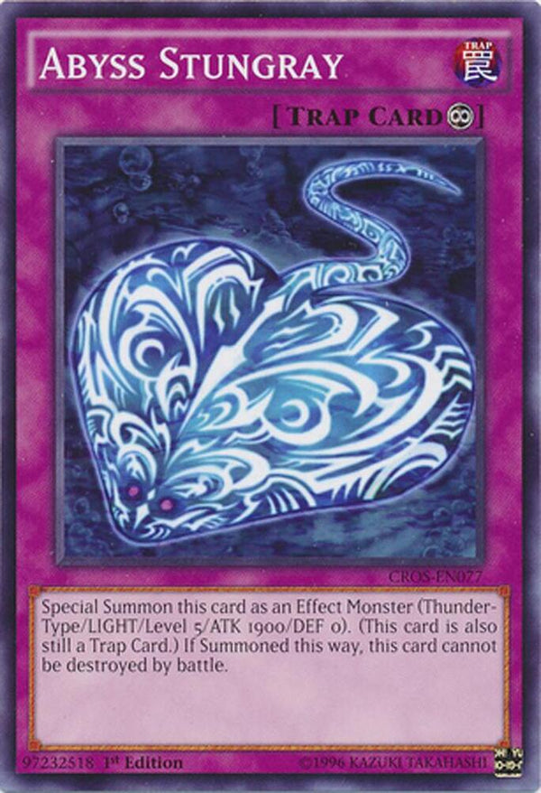 Abyss Stungray (CROS-EN077) [Common] - Yu-Gi-Oh!