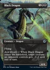 Black Dragon (Borderless Alternate Art) [Dungeons & Dragons: Adventures in the Forgotten Realms] - Magic: The Gathering
