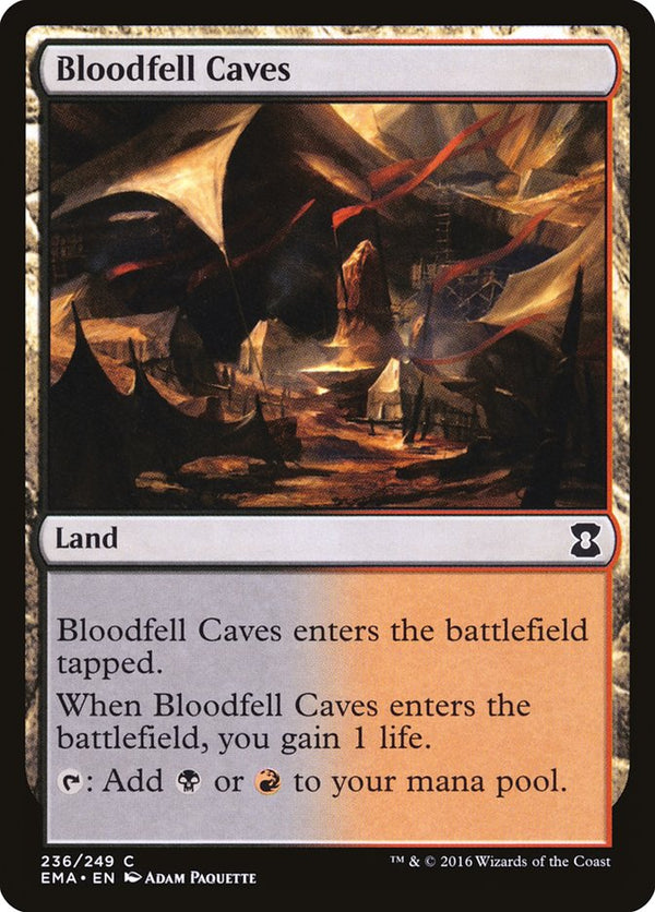 Bloodfell Caves [Eternal Masters] - Magic: The Gathering