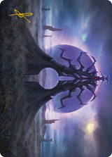 Black Sun's Twilight Art Card (Gold-Stamped Signature) [Phyrexia: All Will Be One Art Series] - Magic: The Gathering