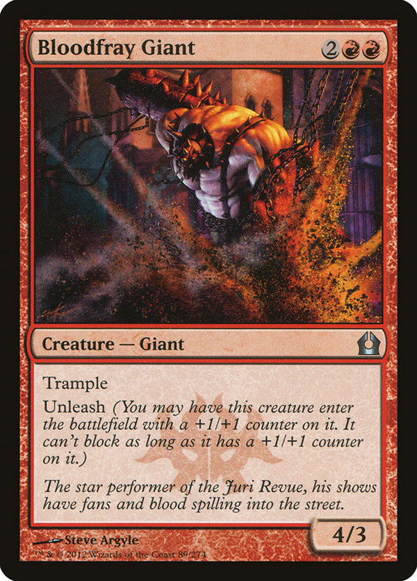 Bloodfray Giant [Return to Ravnica] - Magic: The Gathering