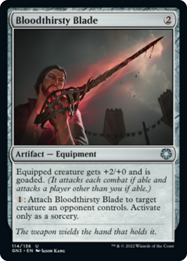 Bloodthirsty Blade [Game Night: Free-for-All] - Magic: The Gathering