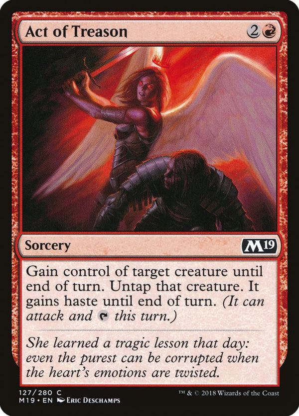 Act of Treason [Core Set 2019] - Magic: The Gathering