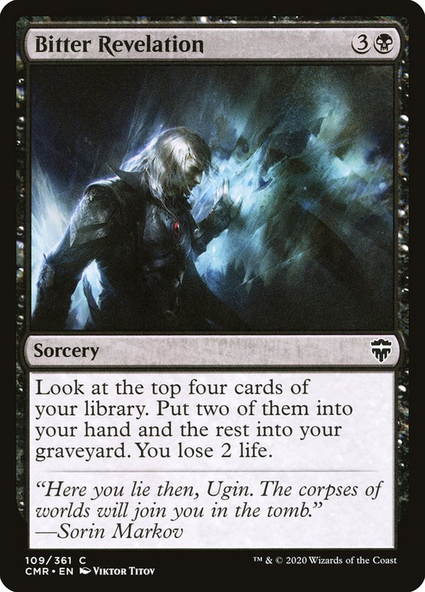 Bitter Revelation [Commander Legends] - Magic: The Gathering