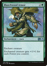 Blanchwood Armor [Core Set 2019] - Magic: The Gathering