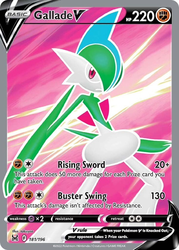 Gallade V (181/196) [Sword & Shield: Lost Origin] - Pokémon