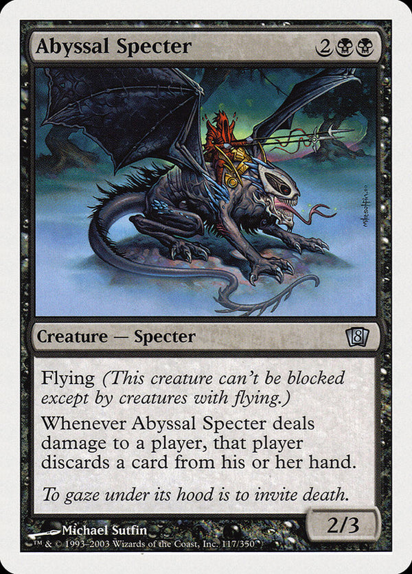 Abyssal Specter [Eighth Edition] - Magic: The Gathering