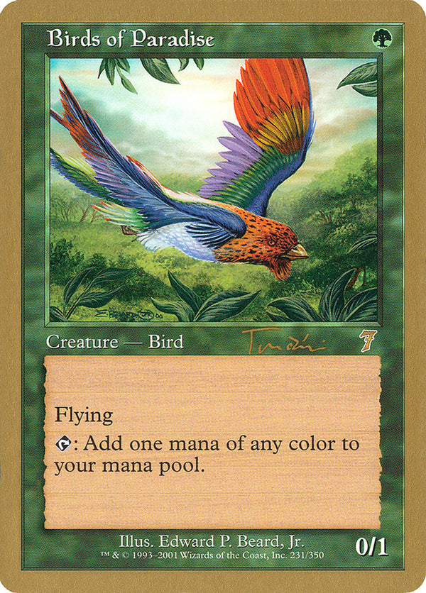 Birds of Paradise (Jan Tomcani) [World Championship Decks 2001] - Magic: The Gathering